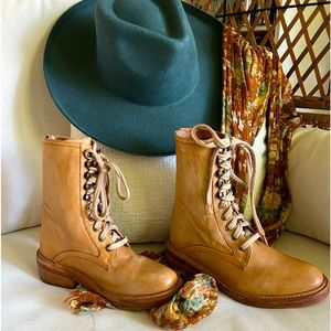 FREE PEOPLE Santa Fe Lace Up Boot EU SZ 37 US SZ 6.5.